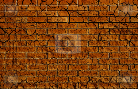 cracked brickwork