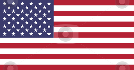 American Flag American Flag stock photo, Illustration of American national stars and stripes flag. by Martin Crowdy