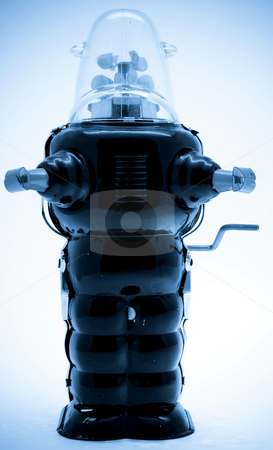 Robot Robot stock photo, Retro robot toy by Charles Taylor