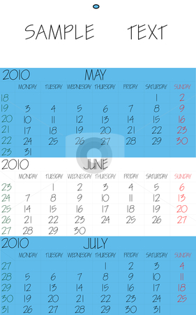 june calendar clip art. june calendar clip art. English calendar 2010 june, abstract vector art