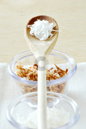To use this stock image in your creative project, please select the size you need over to the right and click the "Add to Cart" button.
Your downloaded image will come with the Cutcaster watermark removed so don’t worry about the watermark you see on this page. Coconut stock photo, Raw and toasted coconut - focus on spoon by HD Connelly