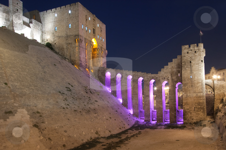 To use this stock image in your creative project, please select the size you need over to the right and click the "Add to Cart" button.
Your downloaded image will come with the Cutcaster watermark removed so don’t worry about the watermark you see on this page. City of Aleppo, Syria stock photo, City of Aleppo, Syria by B.F.
