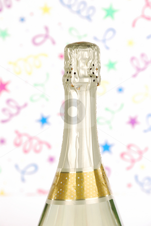 To use this stock image in your creative project, please select the size you need over to the right and click the "Add to Cart" button.
Your downloaded image will come with the Cutcaster watermark removed so don’t worry about the watermark you see on this page. Champagne bottle top with confetti background stock photo, Champagne bottle top with confetti background by Hector Arencibia