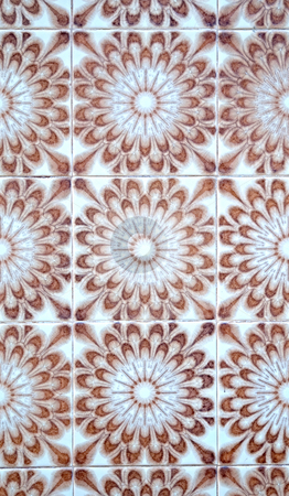 Portuguese glazed tiles. Portuguese glazed tiles. stock photo, Detail of Portuguese glazed tiles. by Homydesign