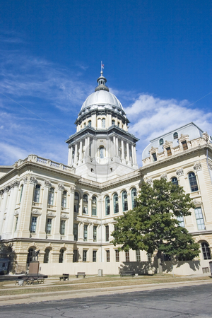 State Capitol of Illinois State Capitol of Illinois stock photo, State Capitol of Illinois in Springfield. by Henryk Sadura