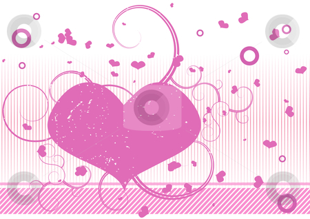 Valentines day background Valentines day background stock vector clipart, Grunge editable vector Valentines day background by Gordan Poropat