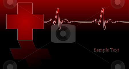 To use this stock image in your creative project, please select the size you need over to the right and click the "Add to Cart" button.
Your downloaded image will come with the Cutcaster watermark removed so don’t worry about the watermark you see on this page. Red Cross stock vector clipart, Editable vector background - heartbeat and red cross on reflective surface by Gordan Poropat