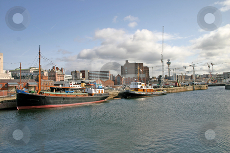 To use this stock image in your creative project, please select the size you need over to the right and click the "Add to Cart" button.
Your downloaded image will come with the Cutcaster watermark removed so don’t worry about the watermark you see on this page. Liverpool Ships in Dock stock photo, Two Liverpool Ships in Dock UK England by Chris Green