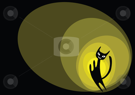 Cat cartoon Cat cartoon stock vector clipart, Cat cartoons illustration background. by Mtkang