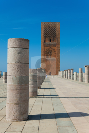 Hassan Tower, Rabat, Morocco Hassan Tower, Rabat, Morocco stock photo, Hassan Tower, Rabat, Morocco by B.F.