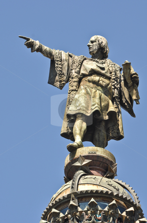 Christopher Columbus Statue Christopher Columbus Statue stock photo, Christopher Columbus Day Statue in Barcelona Spain by Brandon Bourdages