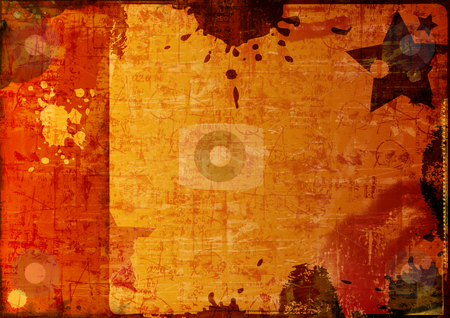 Grunge border and background Grunge border and background stock photo, Detailed grunge frame on aged paper , high resolution background by Gordan Poropat