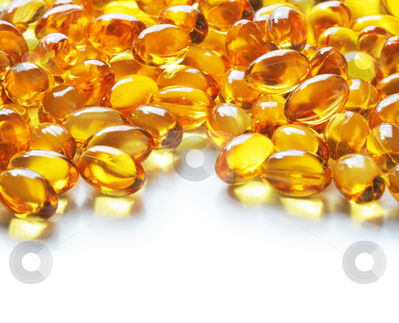 Omega 3 Omega 3 stock photo, Omega 3 fish oil gel capsules by Stocksnapper