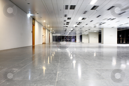 Modern hall Modern hall stock photo, Modern hall and nobody image at night by Keng po Leung