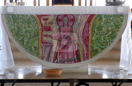 To use this stock image in your creative project, please select the size you need over to the right and click the "Add to Cart" button.
Your downloaded image will come with the Cutcaster watermark removed so don’t worry about the watermark you see on this page. Altar in the Church of the House of Peter, Capernaum stock photo, Altar in the Church of the House of Peter, Capernaum, Israel by Zvonimir Atletic