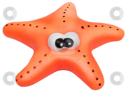 Toy starfish isolated Toy starfish isolated stock photo, Toy starfish isolated on white background. The concept of tourism and sea travel by Alex Varlakov