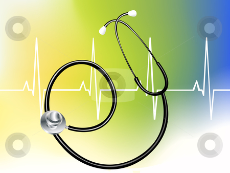 To use this stock image in your creative project, please select the size you need over to the right and click the "Add to Cart" button.
Your downloaded image will come with the Cutcaster watermark removed so don’t worry about the watermark you see on this page. Medical background stock vector clipart, Medical background, stethoscope background . by Nabeel Zytoon