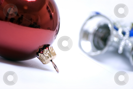 To use this stock image in your creative project, please select the size you need over to the right and click the "Add to Cart" button.
Your downloaded image will come with the Cutcaster watermark removed so don’t worry about the watermark you see on this page. Christmas and New Year decorations stock photo, Red Christmas ball and silver bell isolated on white background by Kirill Kedrinski