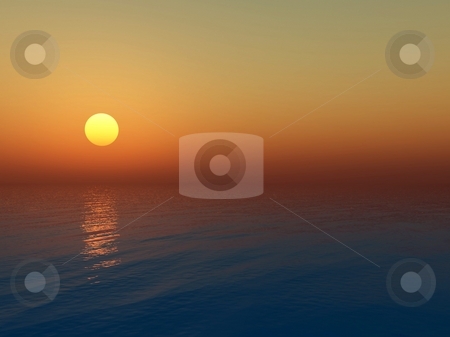 Sea sunset Sea sunset stock photo, by Andranik Khlgatyan