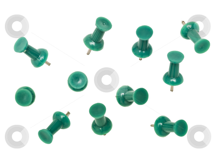 To use this stock image in your creative project, please select the size you need over to the right and click the "Add to Cart" button.
Your downloaded image will come with the Cutcaster watermark removed so don’t worry about the watermark you see on this page. Green pushpins stock photo, Green pushpins isolated on white background by Anne-Louise Quarfoth