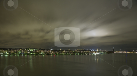 Stockholm City skyline Stockholm City skyline stock photo, Stockholm City skyline at night by Anne-Louise Quarfoth