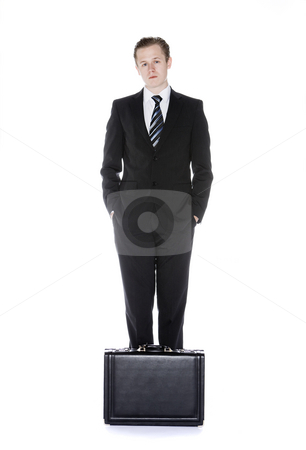 To use this stock image in your creative project, please select the size you need over to the right and click the "Add to Cart" button.
Your downloaded image will come with the Cutcaster watermark removed so don’t worry about the watermark you see on this page. Man with an attach? stock photo, Man with an attach? by Anne-Louise Quarfoth