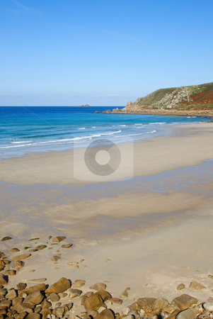 To use this stock image in your creative project, please select the size you need over to the right and click the "Add to Cart" button.
Your downloaded image will come with the Cutcaster watermark removed so don’t worry about the watermark you see on this page. Gwynver beach in Cornwall England UK. stock photo, Gwynver beach in Cornwall England UK. by Stephen Rees