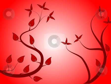 To use this stock image in your creative project, please select the size you need over to the right and click the "Add to Cart" button.
Your downloaded image will come with the Cutcaster watermark removed so don’t worry about the watermark you see on this page. A red floral vector background stock vector clipart, A red floral background with dark crimson leaves on a pink graduated background by Mike Price