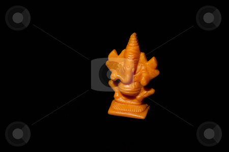Ganesha Ganesha stock photo, Statue of Indian god isolated on black background by Arvind Balaraman