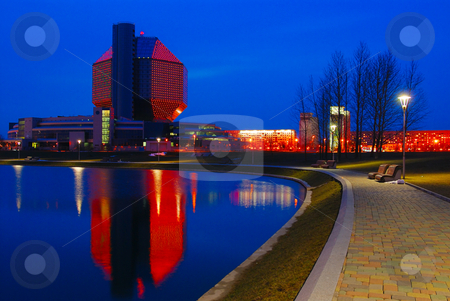 To use this stock image in your creative project, please select the size you need over to the right and click the "Add to Cart" button.
Your downloaded image will come with the Cutcaster watermark removed so don’t worry about the watermark you see on this page. City late in the evening stock photo, City late in the evening, lights reflected in the river water. by Vladimir Blinov