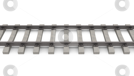 3d rails horizontal 3d rails horizontal stock photo, 3d rails horizontal isolated on white background by Zelfit