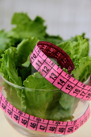 To use this stock image in your creative project, please select the size you need over to the right and click the "Add to Cart" button.
Your downloaded image will come with the Cutcaster watermark removed so don’t worry about the watermark you see on this page. Green salad diet with a pink measuring tape stock photo, by Olga Kriger