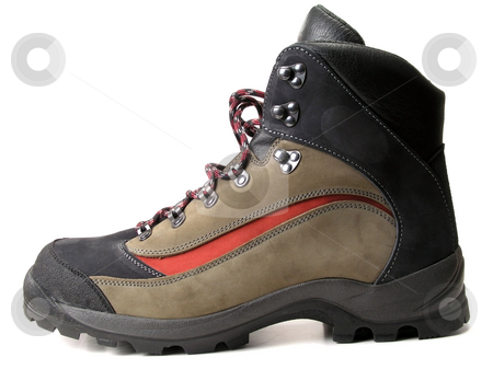 To use this stock image in your creative project, please select the size you need over to the right and click the "Add to Cart" button.
Your downloaded image will come with the Cutcaster watermark removed so don’t worry about the watermark you see on this page. men's hiking boot isolated on white stock photo, Fashion hiking boot isolated on white background by Ingvar Bjork