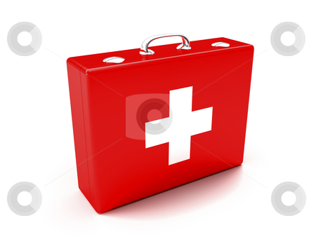 To use this stock image in your creative project, please select the size you need over to the right and click the "Add to Cart" button.
Your downloaded image will come with the Cutcaster watermark removed so don’t worry about the watermark you see on this page. First aid kit stock photo, First aid kit. Red suitcase isolated on white background. by Mile Atanasov