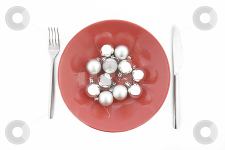 To use this stock image in your creative project, please select the size you need over to the right and click the "Add to Cart" button.
Your downloaded image will come with the Cutcaster watermark removed so don’t worry about the watermark you see on this page. Red plate with Christmas silver ball stock photo, Red plate with Christmas silver ball on white background by Victor Oancea