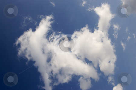 To use this stock image in your creative project, please select the size you need over to the right and click the "Add to Cart" button.
Your downloaded image will come with the Cutcaster watermark removed so don’t worry about the watermark you see on this page. Bright blue sky stock photo, Horizontal shot of bright blue sky with white clouds on sunny day by Victor Oancea