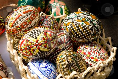 To use this stock image in your creative project, please select the size you need over to the right and click the "Add to Cart" button.
Your downloaded image will come with the Cutcaster watermark removed so don’t worry about the watermark you see on this page. EASTER EGGS stock photo, Painted eggs decorated by various techniques before Easter. by Victor Oancea