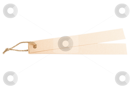 Gold blank tags Gold blank tags stock photo, Gold blank note, tags on white background by Victor Oancea