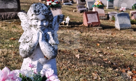 Gravesite - Angel - background Gravesite - Angel - background stock photo, Gravesite - Angel - background by Liane Harrold