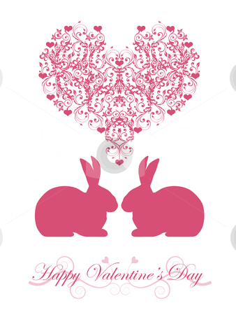 To use this stock image in your creative project, please select the size you need over to the right and click the "Add to Cart" button.
Your downloaded image will come with the Cutcaster watermark removed so don’t worry about the watermark you see on this page. Happy Valentines Day Honeysuckle Pink Bunny Rabbit stock photo, Happy Valentines Day Bunny Rabbit with Pink Hearts and Scrolls Illustration by Thye Gn