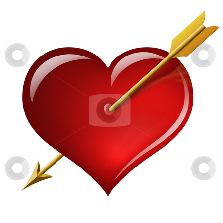 To use this stock image in your creative project, please select the size you need over to the right and click the "Add to Cart" button.
Your downloaded image will come with the Cutcaster watermark removed so don’t worry about the watermark you see on this page. Red heart with an arrow of the Cupid stock photo, Red heart with an arrow of the Cupid isolated on white background by krasyuk