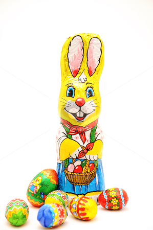 easter bunnies and eggs to colour in. color easter bunny and eggs