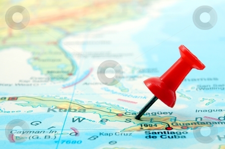 To use this stock image in your creative project, please select the size you need over to the right and click the "Add to Cart" button.
Your downloaded image will come with the Cutcaster watermark removed so don’t worry about the watermark you see on this page. Travel stock photo, copyspace push pin and map with little focus by Gunnar Pippel