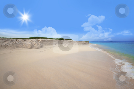 Boca Grandi beach Boca Grandi beach stock photo, Turquoise water and white sand at Boca Grandi beach, Aruba by Kjersti Jorgensen