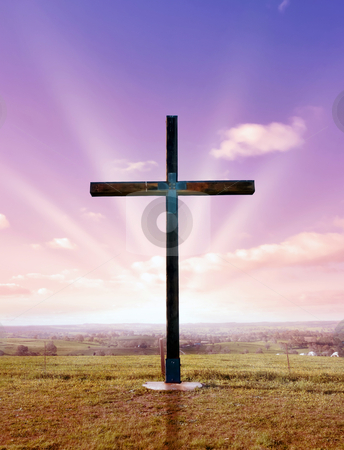To use this stock image in your creative project, please select the size you need over to the right and click the "Add to Cart" button.
Your downloaded image will come with the Cutcaster watermark removed so don’t worry about the watermark you see on this page. Christian cross at sunset or sunrise stock photo, christian cross of christ at sunset or sunrise by Phil Morley