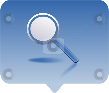 Magnifying glass Magnifying glass stock photo, magnifying glass icon - computer generated clipart by Stelian Ion