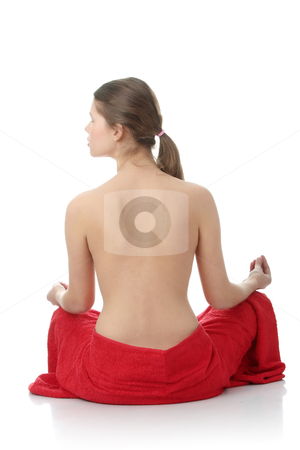 Getting ready for spa Getting ready for spa stock photo, Attractive young nude woman getting ready for spa treatment, isolated on white
by Piotr_Marcinski