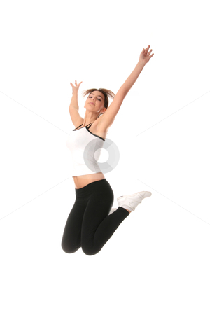 To use this stock image in your creative project, please select the size you need over to the right and click the "Add to Cart" button.
Your downloaded image will come with the Cutcaster watermark removed so don’t worry about the watermark you see on this page. Aerobics stock photo, Physical training (aerobics) of beautiful young woman isolated on white background
by Piotr_Marcinski