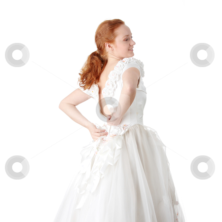 To use this stock image in your creative project, please select the size you need over to the right and click the "Add to Cart" button.
Your downloaded image will come with the Cutcaster watermark removed so don’t worry about the watermark you see on this page. Caucasian bride stock photo, Caucasian bride in long dress isolated on white background
by Piotr_Marcinski