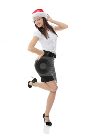Young business woman in santa hat Young business woman in santa hat stock photo, Young business woman in santa hat , isolated on white by Piotr_Marcinski
